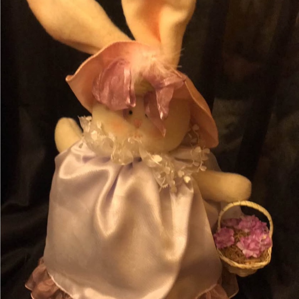 Vintage Artisan flair Miss  Elles Easter Bunny collection take me home